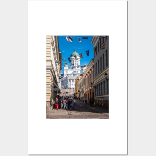 Helsinki Cathedral from Alley Posters and Art